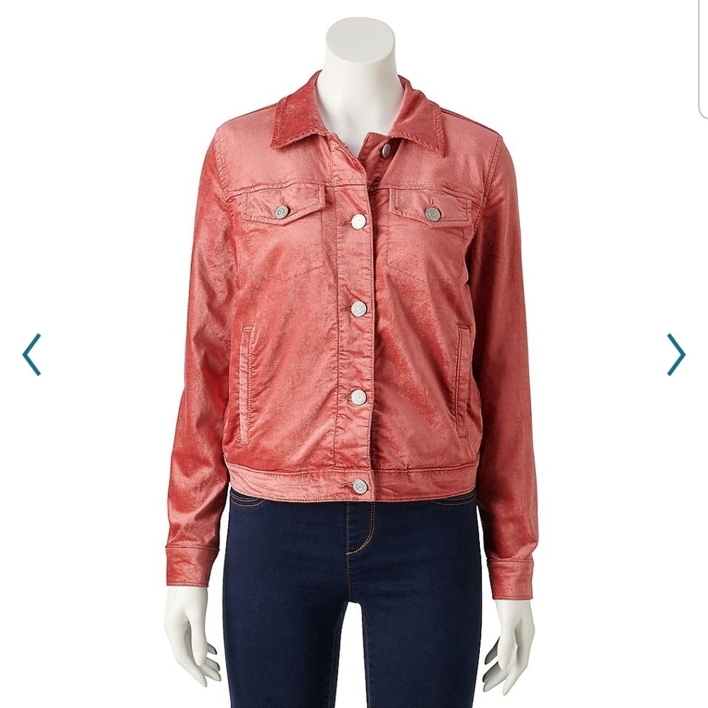 Lauren Conrad Corduroy Trucker Jacket NWT
